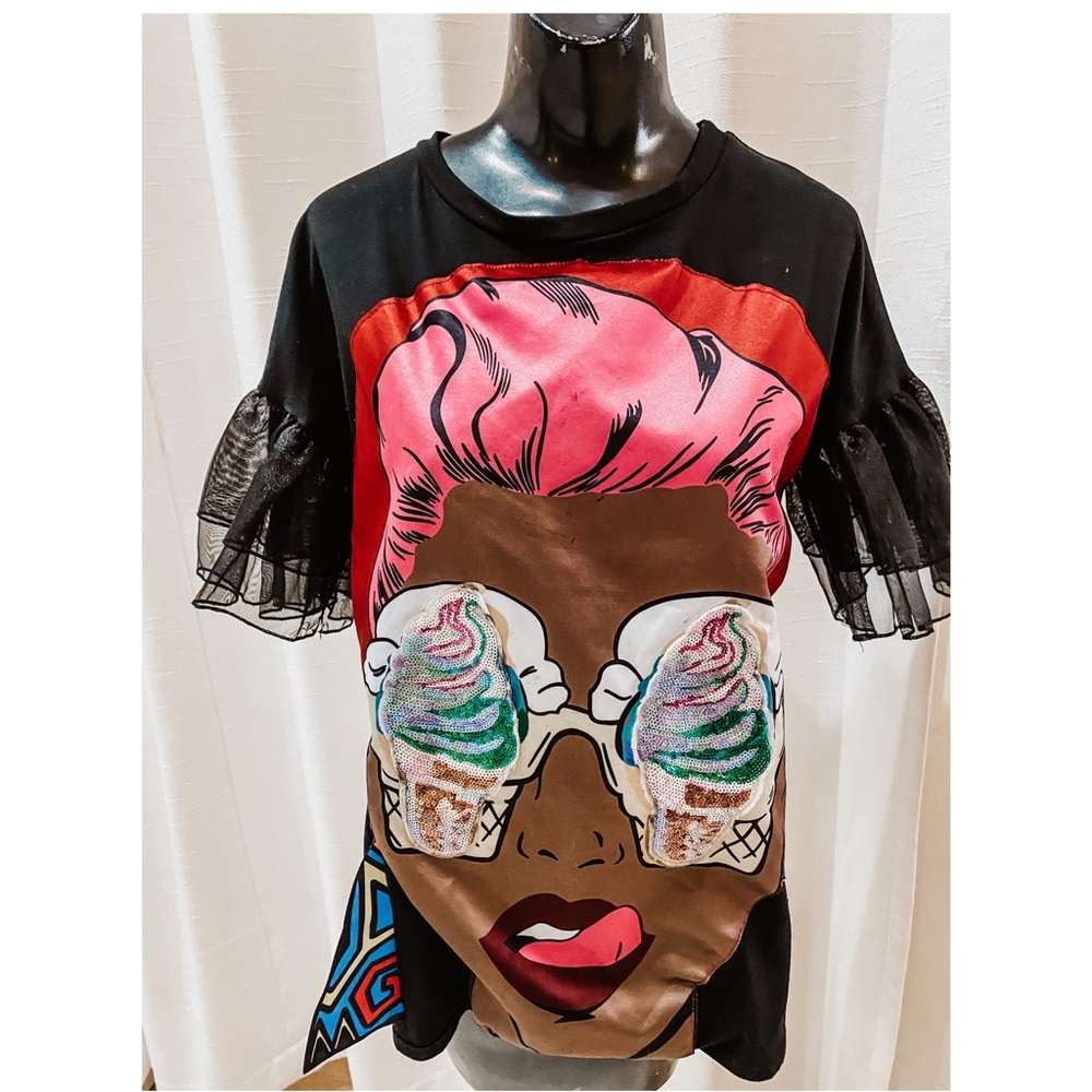 Unique Vintage Pop Art Top